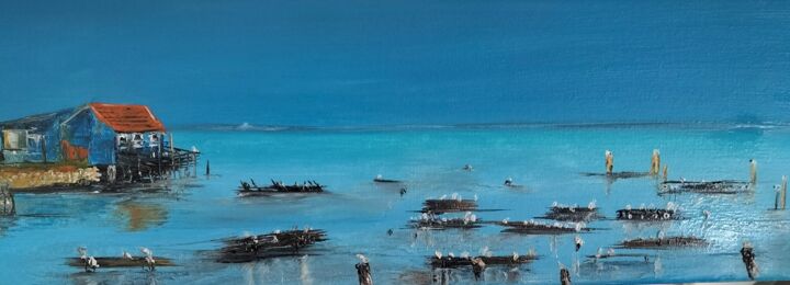 Peinture intitulée "Oléron 2151" par Patrice Butel, Œuvre d'art originale, Huile