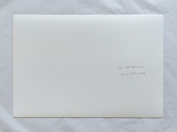 Arrière de l'œuvre