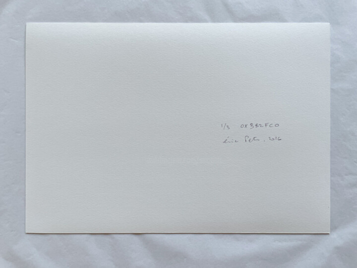 Arrière de l'œuvre