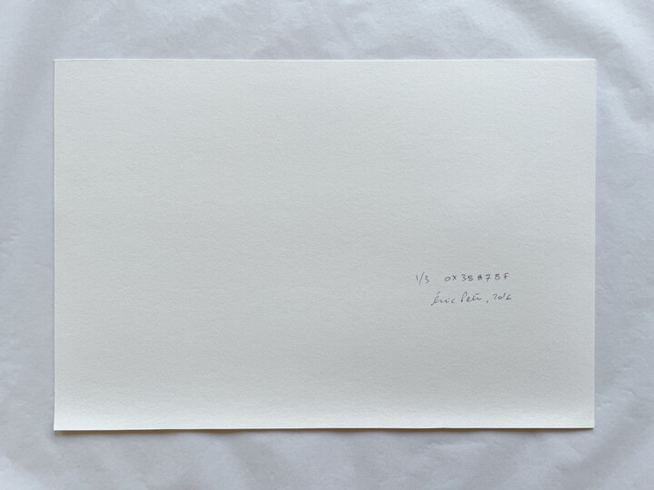Arrière de l'œuvre