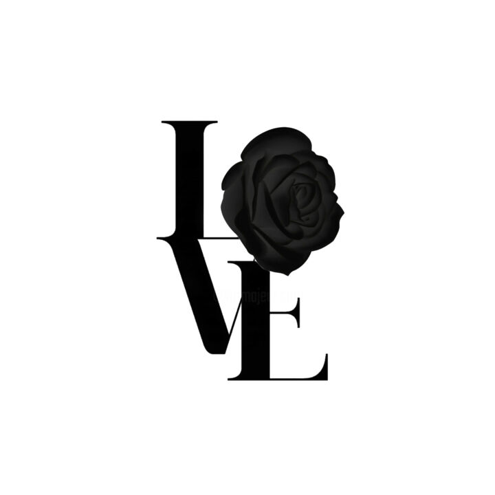 Digitale Kunst mit dem Titel "Love II" von La Galerie De L'Amour, Original-Kunstwerk, Fotomontage