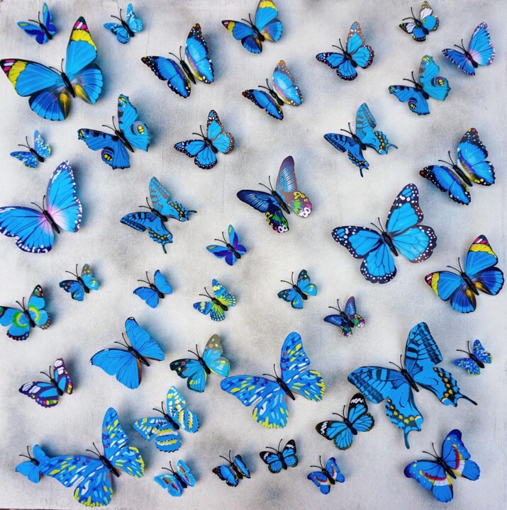 Butterfly park 3 雕塑, 24x24 in