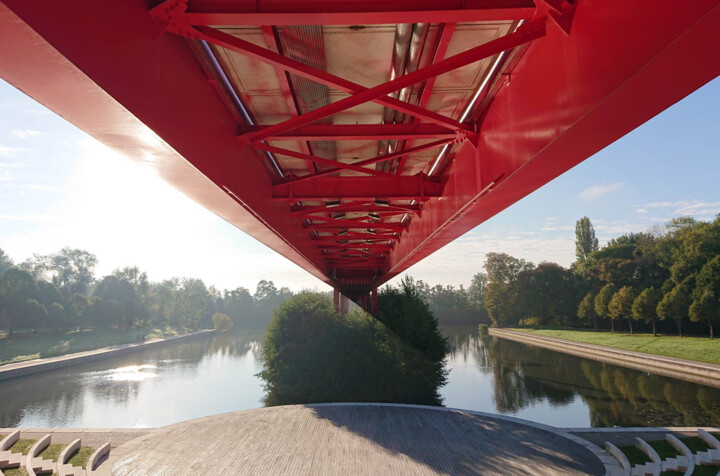 Photography titled "Under the bridge" by Pascal Carro (ORAK), Original Artwork, Non Manipulated Photography