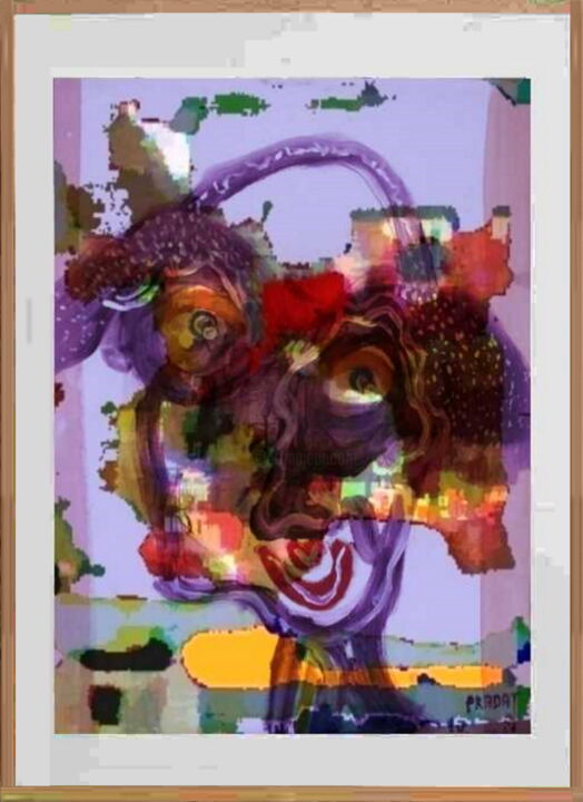 WCO5...40x55 peinture numérique acrylique collage 数字艺术