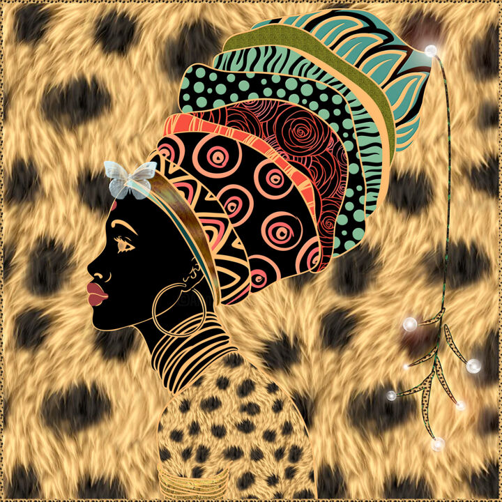 L"africaine 数字艺术