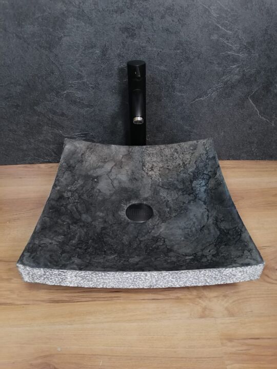 Design getiteld "Раковина  из натура…" door Atelier Stone, Origineel Kunstwerk, Steen