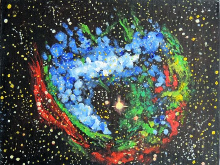 Death of a Star 绘画, 10.9x13.8 in