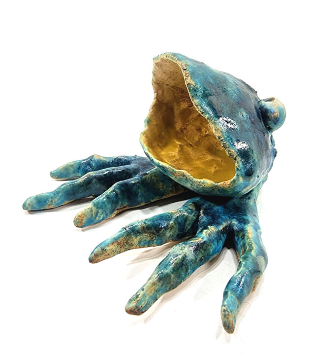 FROG XX 雕塑, 4.3x7.9 in