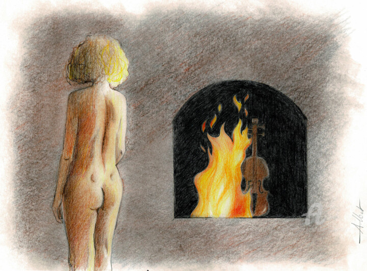 Dance me to the end of love 图画, 11.8x15.8 in
