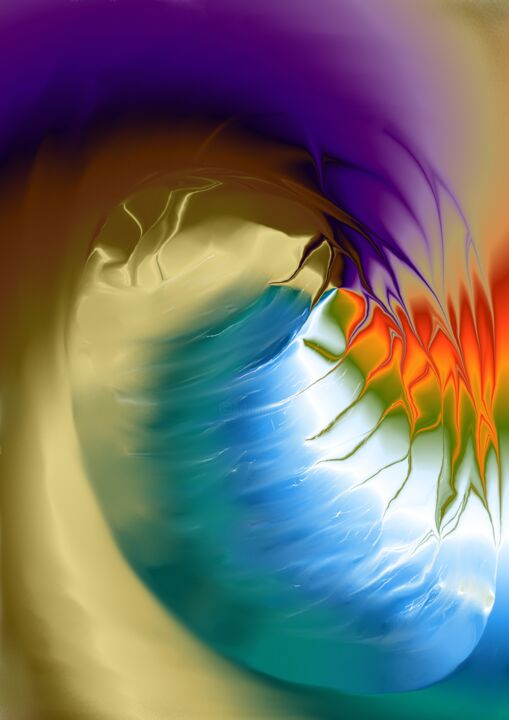 "Composition of Roun…" başlıklı Dijital Sanat Rustam Kidrachev tarafından, Orijinal sanat, Dijital Resim