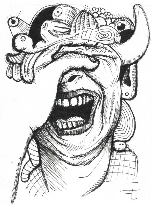 Indestructible, le rire fécond 图画, 8.3x5.9 in