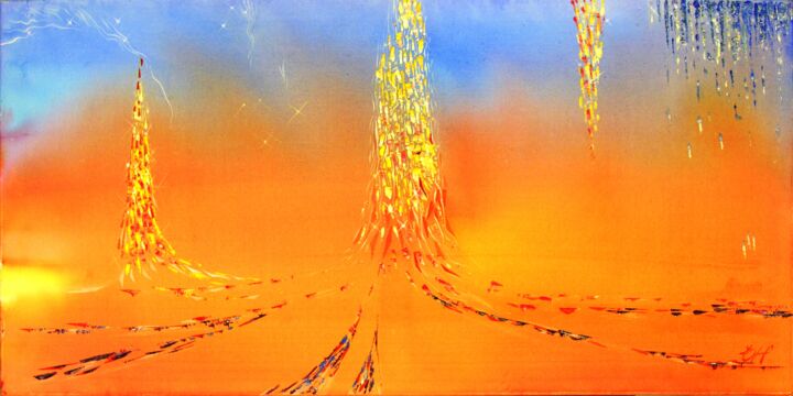 Painting titled "Игры света-2" by Vitaliy Yermolayev, Original Artwork, Acrylic