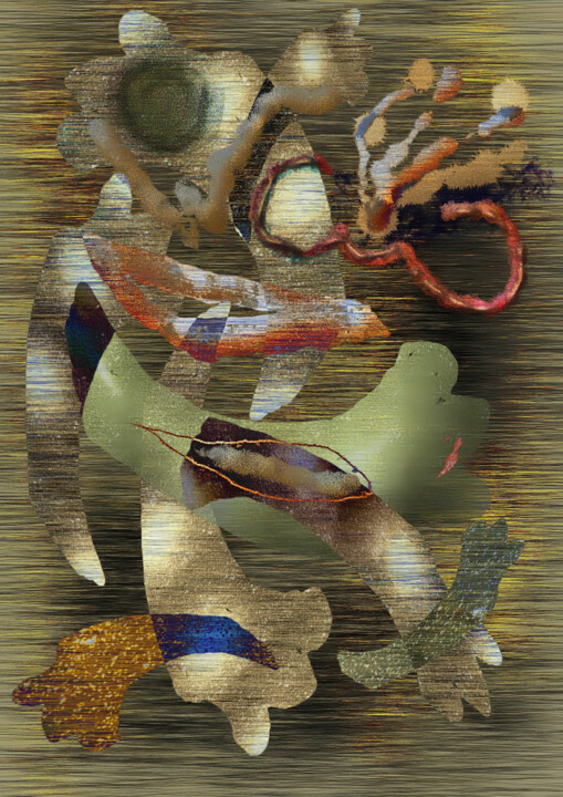 数字艺术 标题为“Digestion of Time” 由Blamemrken, 原创艺术品, 数字油画