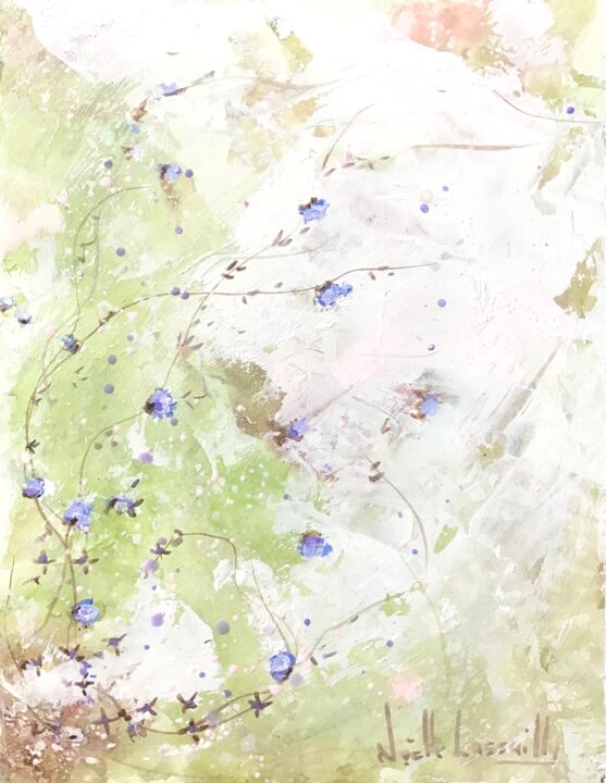Peinture intitulée "Valine -1129" par Noëlle Lassailly, Œuvre d'art originale, Acrylique