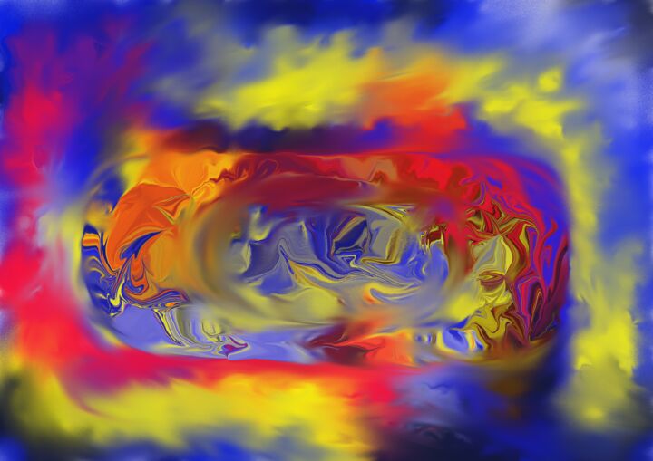 "Race Driver's Dream" başlıklı Dijital Sanat Rustam Kidrachev tarafından, Orijinal sanat, Dijital Resim