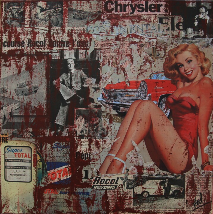 Drive Me Crazy Collages, 19,7x19,7 in