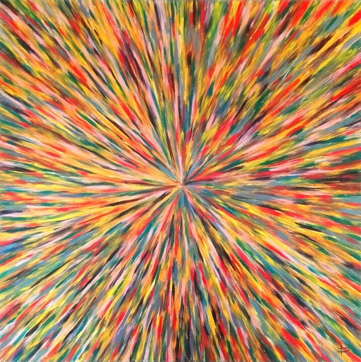 Peinture intitulée "Jungle Speed" par Renaud Angerville-Langlois, Œuvre d'art originale, Acrylique