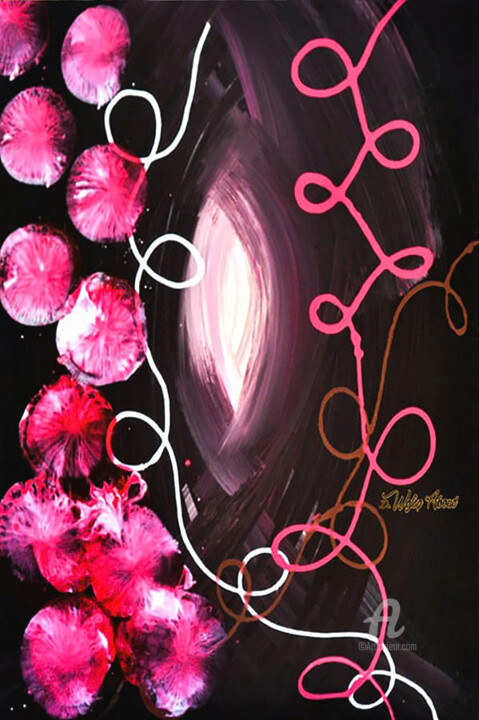 Painting titled "Wefaq_aboud 7 follw…" by Wefag Ibrahim, Original Artwork, Acrylic