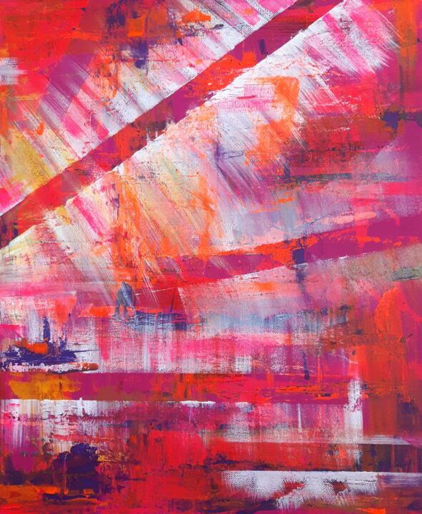 Peinture intitulée "Aurora" par Angelique Mouton, Œuvre d'art originale, Acrylique