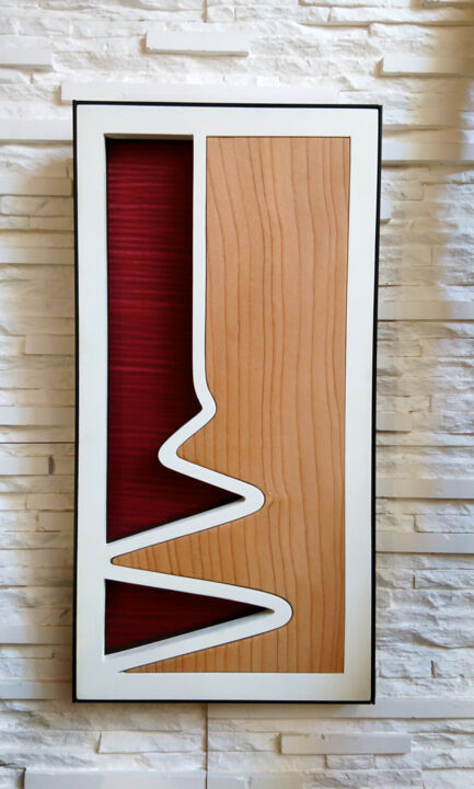 Скульптура под названием "Cèdre du Liban et S…" - Olhā • Wood Art, Подлинное произведение искусства, Дерево