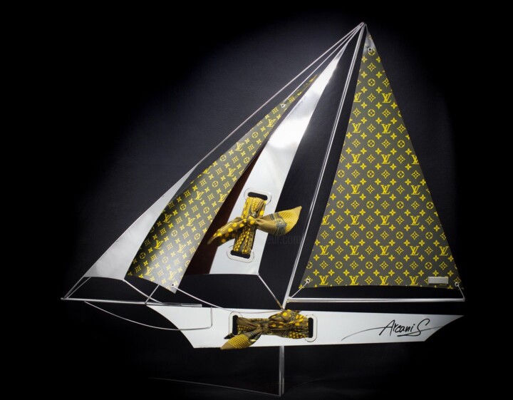 LV Boat 雕塑, 23.6x27.6 in