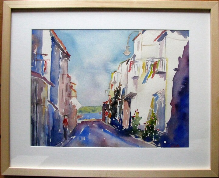 Œuvre présentée encadrée