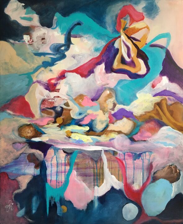 绘画,  28.7x23.6 in 