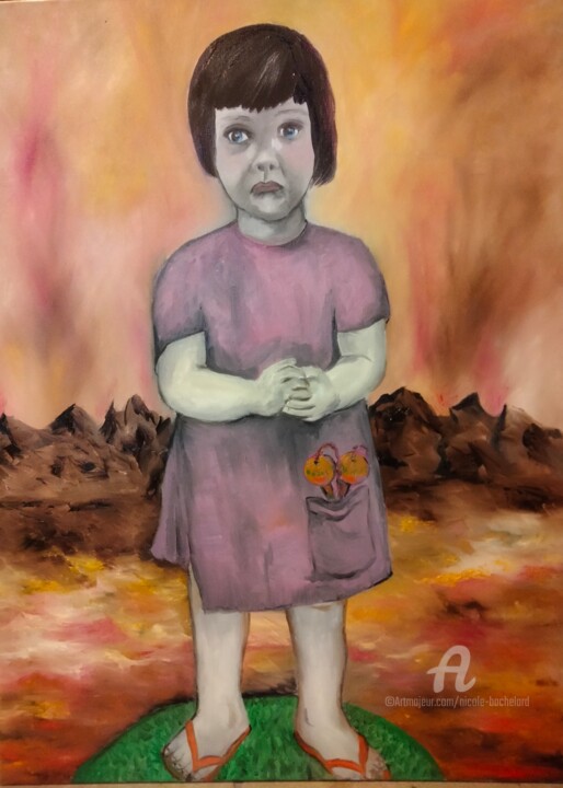 Peinture intitulée "Héritage" par Nicole Bachelard, Œuvre d'art originale, Huile