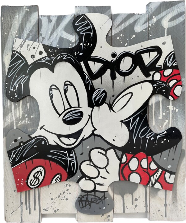 Dior Love 绘画, 23x20 in