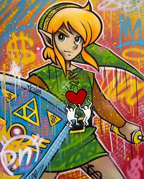 Link Harring 绘画, 39x31.5 in