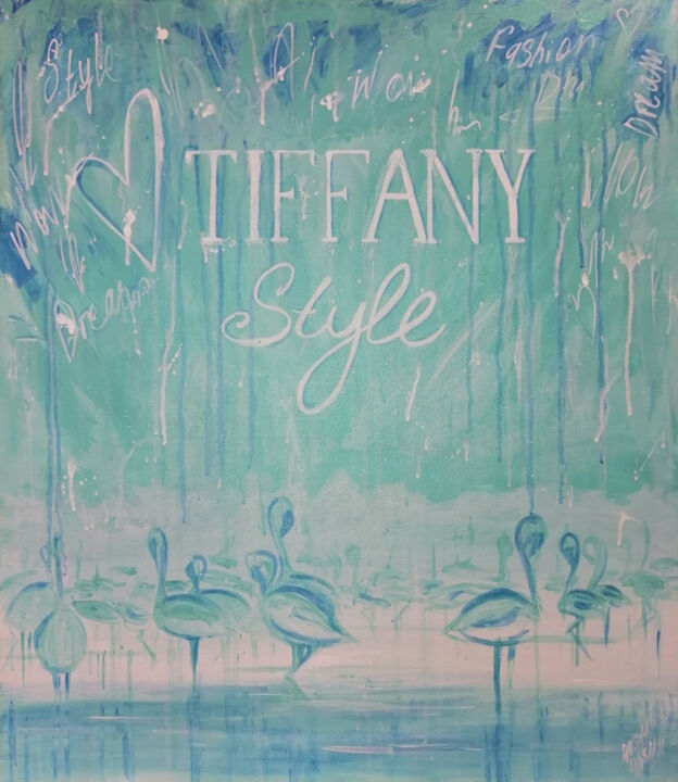 TIFFANY 绘画, 27.6x23.6 in
