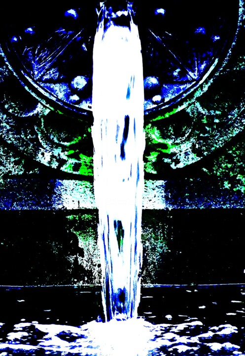 Fountain at City Hall 2s3 摄影, 40x27.6 in