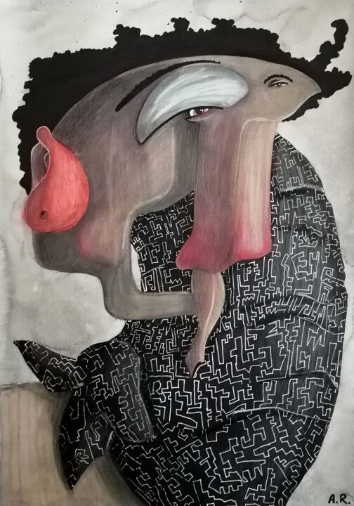 Indeterminacy 图画, 11.7x8.3 in