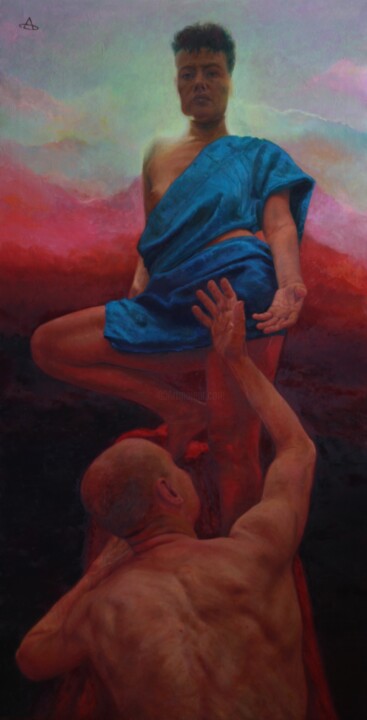 Bestowing of forgivenes #2 绘画, 61x31.5 in