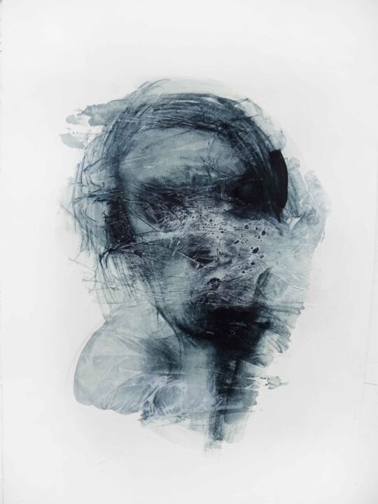 图画 标题为“No title 1 (It´s ju…” 由Cynthia Gregorova, 原创艺术品, 水彩