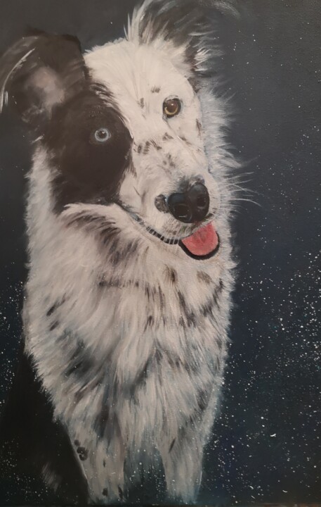 Peinture intitulée "Noumba" par Ralph.S, Œuvre d'art originale, Huile