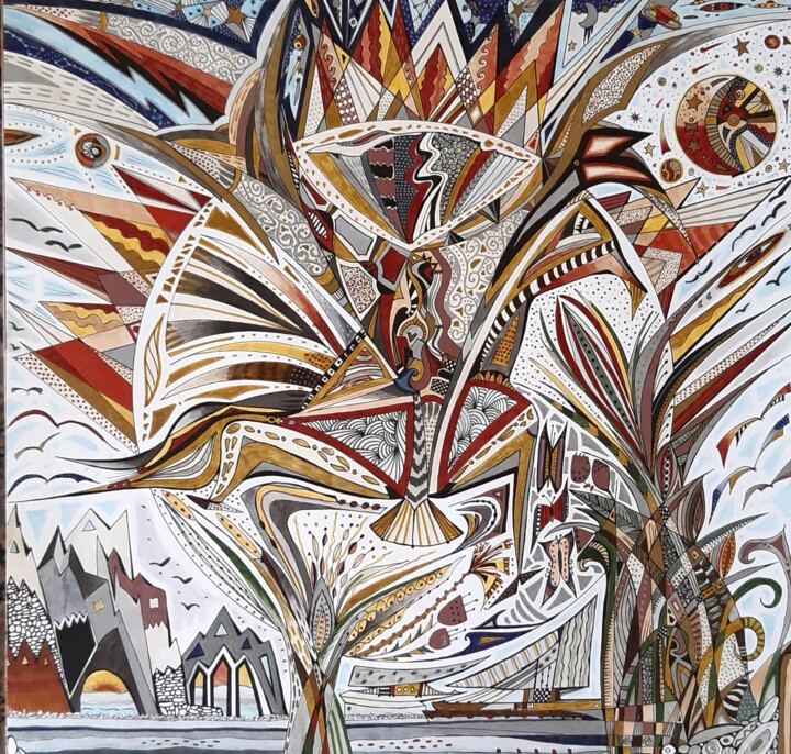 Sorcellerie 图画, 19.7x19.7 in