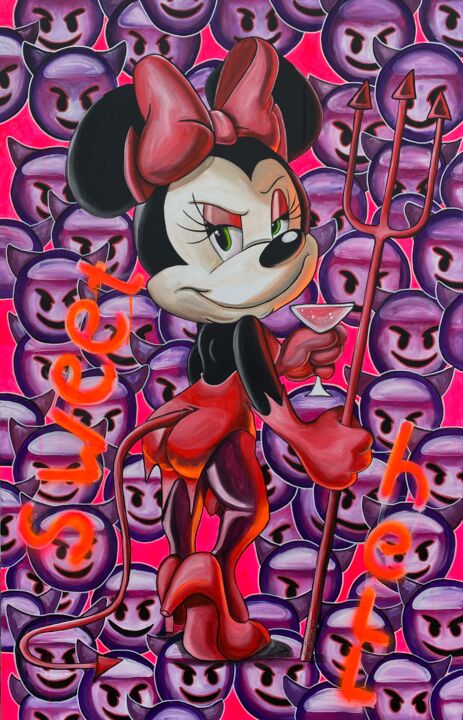 sweet hell 绘画, 55.1x35.4 in