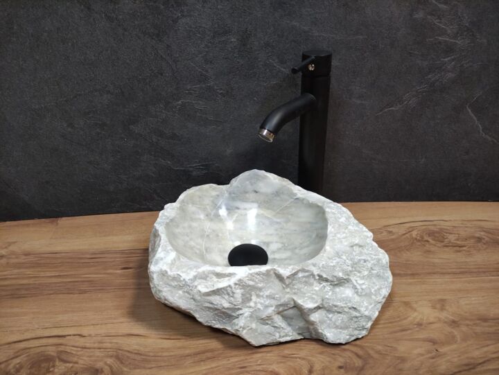 Design getiteld "Раковина из натурал…" door Atelier Stone, Origineel Kunstwerk, Steen