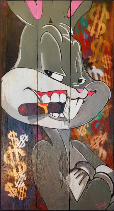 Gangsta 绘画, 39.2x21.5 in
