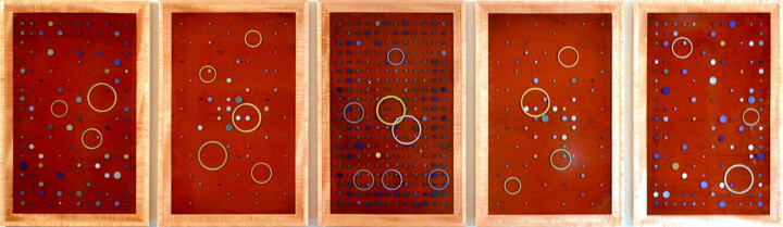 "Breathe" başlıklı Heykel Kristopher Lionel tarafından, Orijinal sanat, Petrol Ahşap panel üzerine monte edilmiş