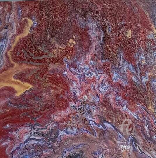 Painting titled "Wefaq_aboud 17" by Wefag Ibrahim, Original Artwork, Acrylic