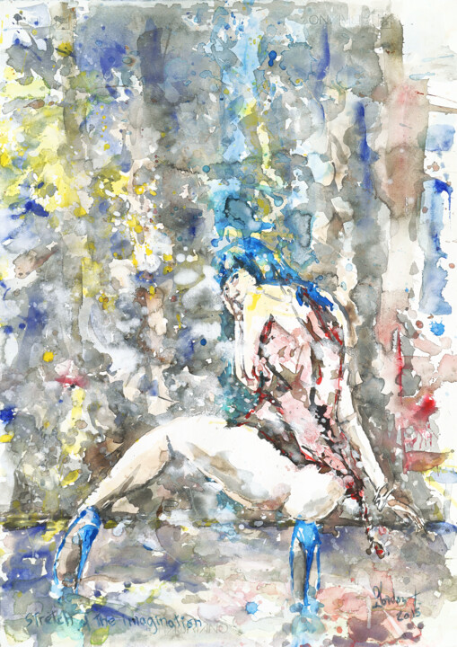 Stretch of the Imagination 绘画, 28x19 in