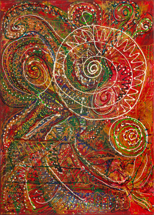 Beauty of the Russian soul. 绘画, 27.6x19.7 in