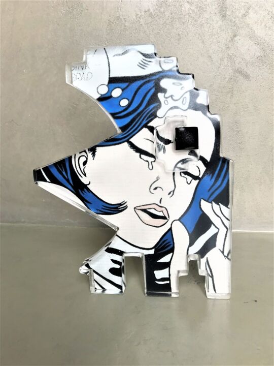 Pop Tears - Score 029 雕塑, 9.8x7.9 in
