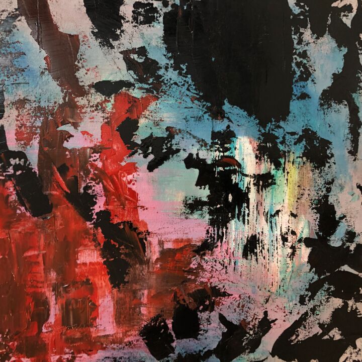 Painting titled "Joy of losing" by Atignas Art, Original Artwork, Acrylic