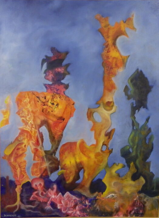 L'ère de rien 绘画, 31.5x23.6 in