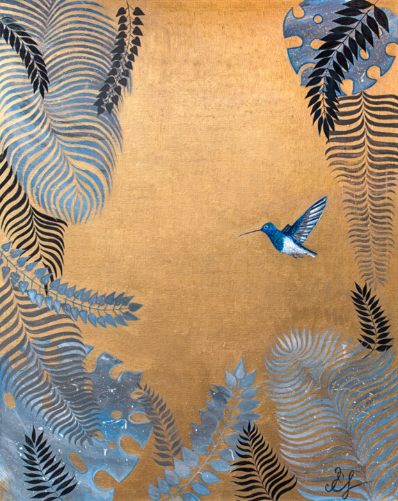 Peinture intitulée "One Fine Day" par Ekaterina Khovanskaya, Œuvre d'art originale, Acrylique