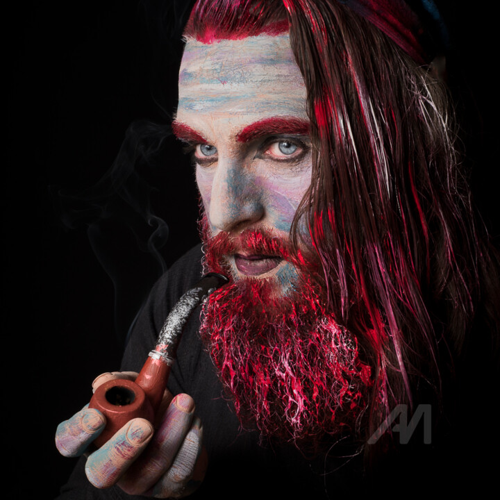 Le fumeur de pipe 摄影, 31.5x31.5 in
