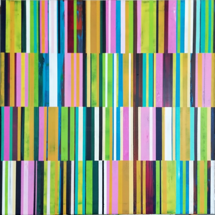 Schilderij getiteld "Antiope" door Francisco Santos, Origineel Kunstwerk, Acryl